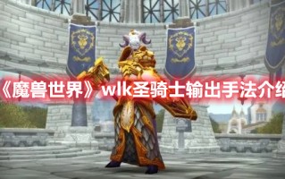 《魔兽世界》wlk圣骑士输出手法介绍