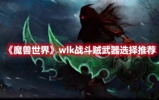 《魔兽世界》wlk战斗贼武器选择推荐（魔兽世界战斗贼带什么武器）