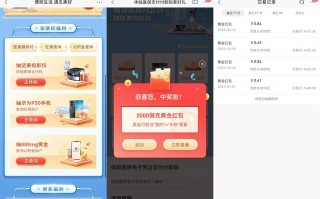 招行便民生活领4个黄金红包