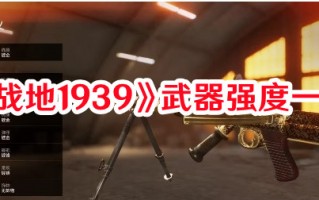 《战地1939》武器强度一览