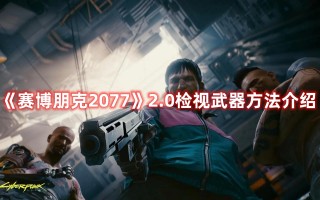 《赛博朋克2077》2.0检视武器方法介绍