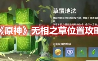 《原神》无相之草位置攻略（原神 无相之草）