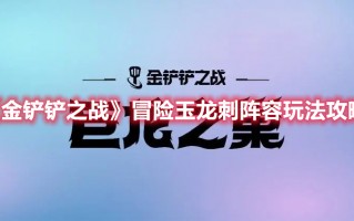 《金铲铲之战》冒险玉龙刺阵容玩法攻略（金铲铲之战潜龙刺阵容）