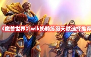 《魔兽世界》wlk奶骑练级天赋选择推荐（魔兽世界wlk骑士练级天赋）