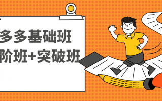 拼多多基础班+进阶班+突破班