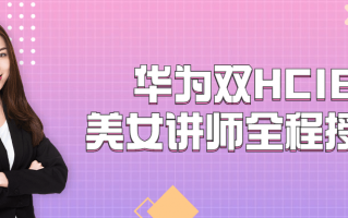 华为双HCIE美女讲师全程授课（华为hcip课程）