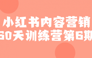 小红书内容营销60天训练营第6期