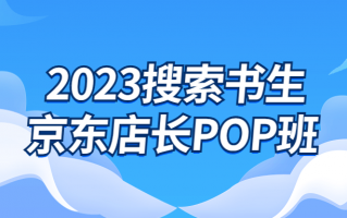 2023搜索书生京东店长POP班
