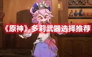 《原神》多莉武器选择推荐