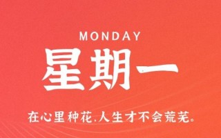 1月2日，星期一，在这里每天60秒读懂世界！