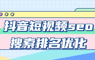 抖音短视频seo搜索排名优化（抖音搜索视频排名快速优化）