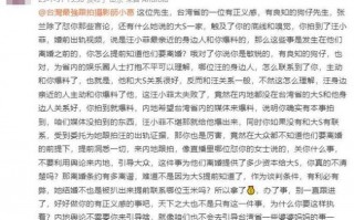 葛斯齐回应爆料汪小菲遭质疑：经查证确认才公开