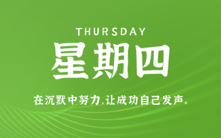 10月10日，星期四，在这里每天60秒读懂世界！