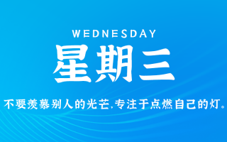 7月10日，星期三，在这里每天60秒读懂世界！