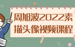 周旭波2022素描头像视频课程