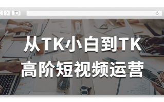 从TK小白到TK高阶短视频运营